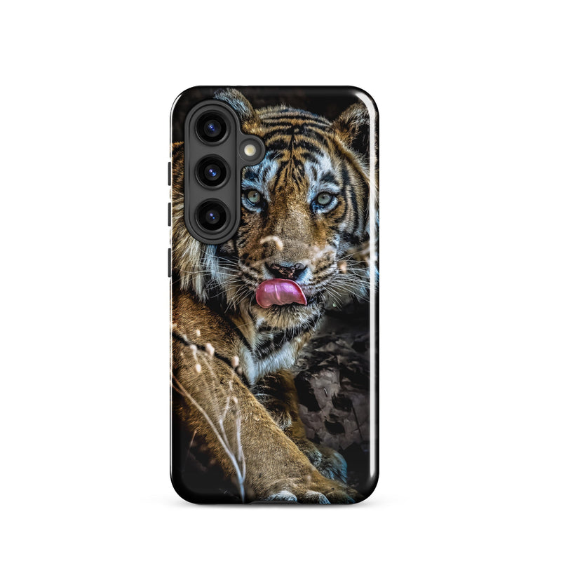 Tough case for Samsung® Galaxy S24 Big Cat Art Design