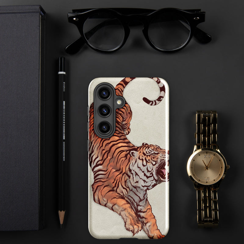 Tough case for Samsung® Galaxy S24 Tiger Art Design