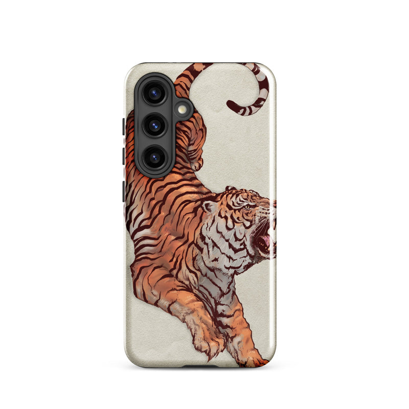 Tough case for Samsung® Galaxy S24 Tiger Art Design