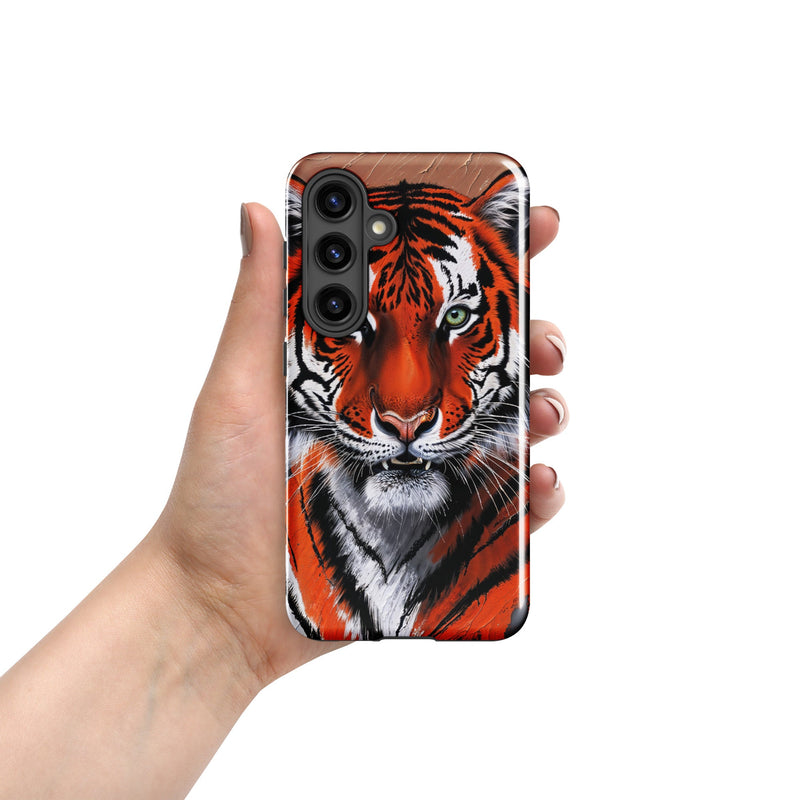 Tough case for Samsung® Galaxy S24 Tiger Painting Design