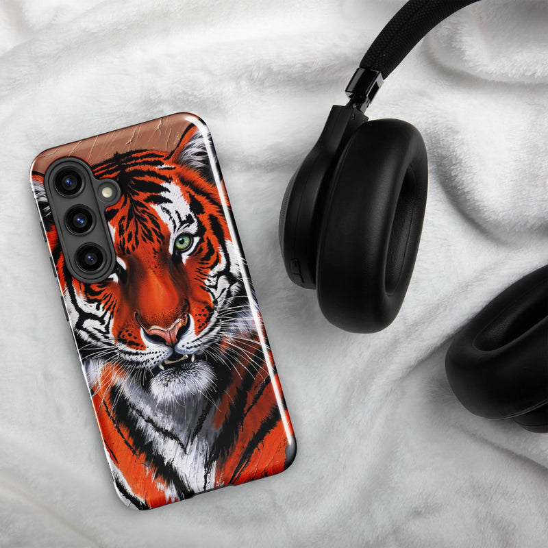 Tough case for Samsung® Galaxy S24 Tiger Painting Design