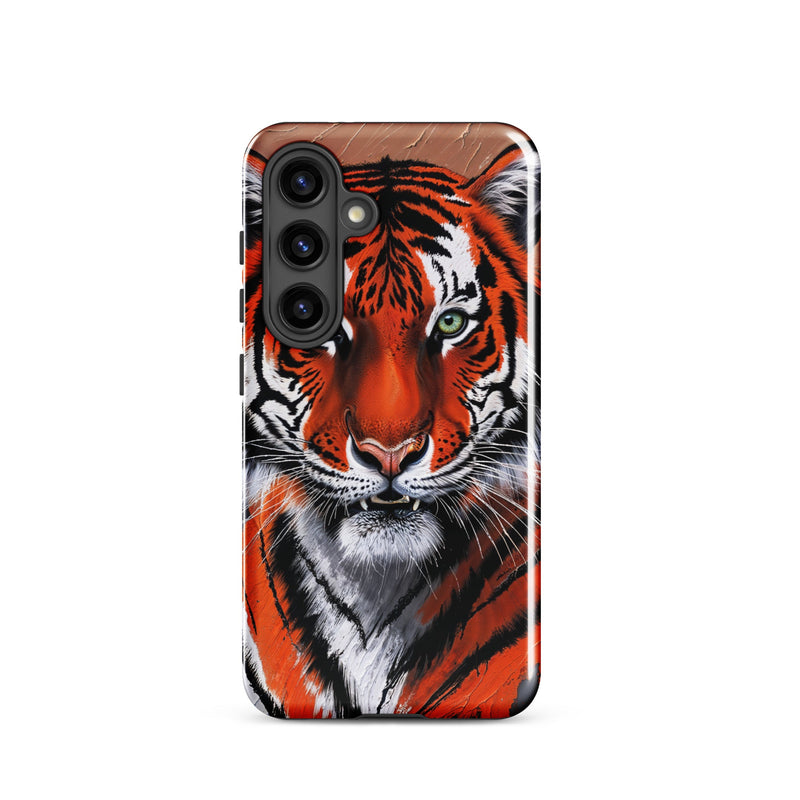 Tough case for Samsung® Galaxy S24 Tiger Painting Design