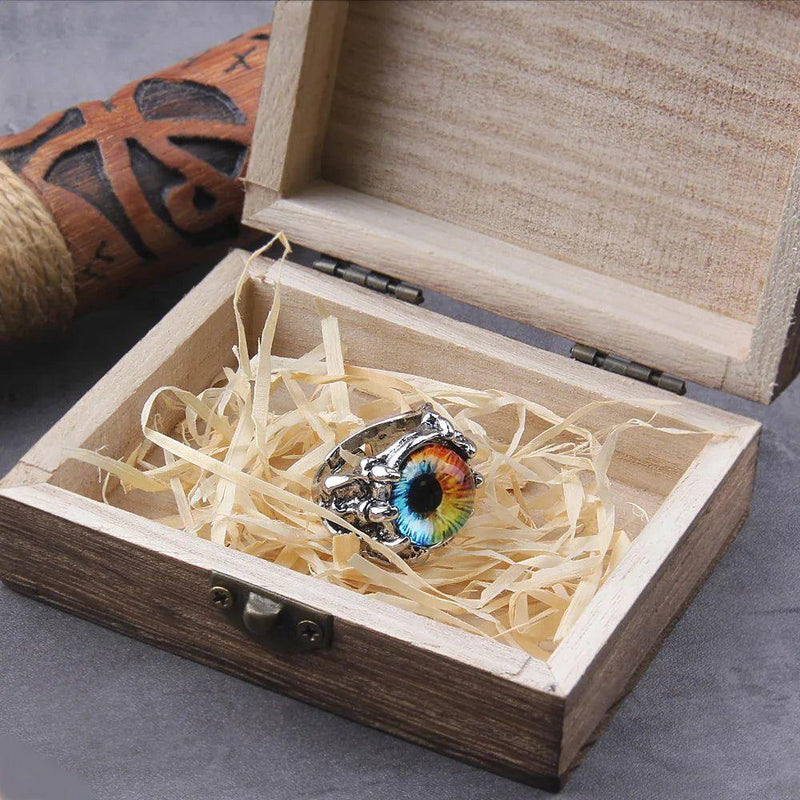 Turkish Blue Dragon Eye Adjustable Punk Rings for Trendy Men and Women - Stylish Party Jewelry