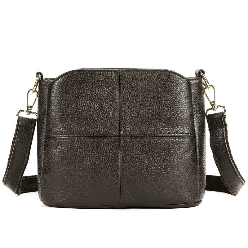 Versatile Soft Cowhide Crossbody & Shoulder Bag for Women in Genuine Leather