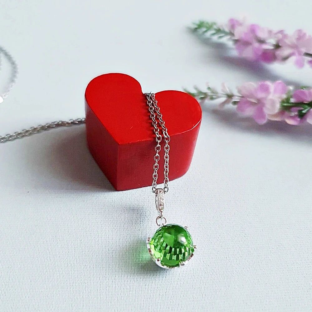 Vibrant Zircon Special Shape Pendant Necklace in 8 Stunning Colors