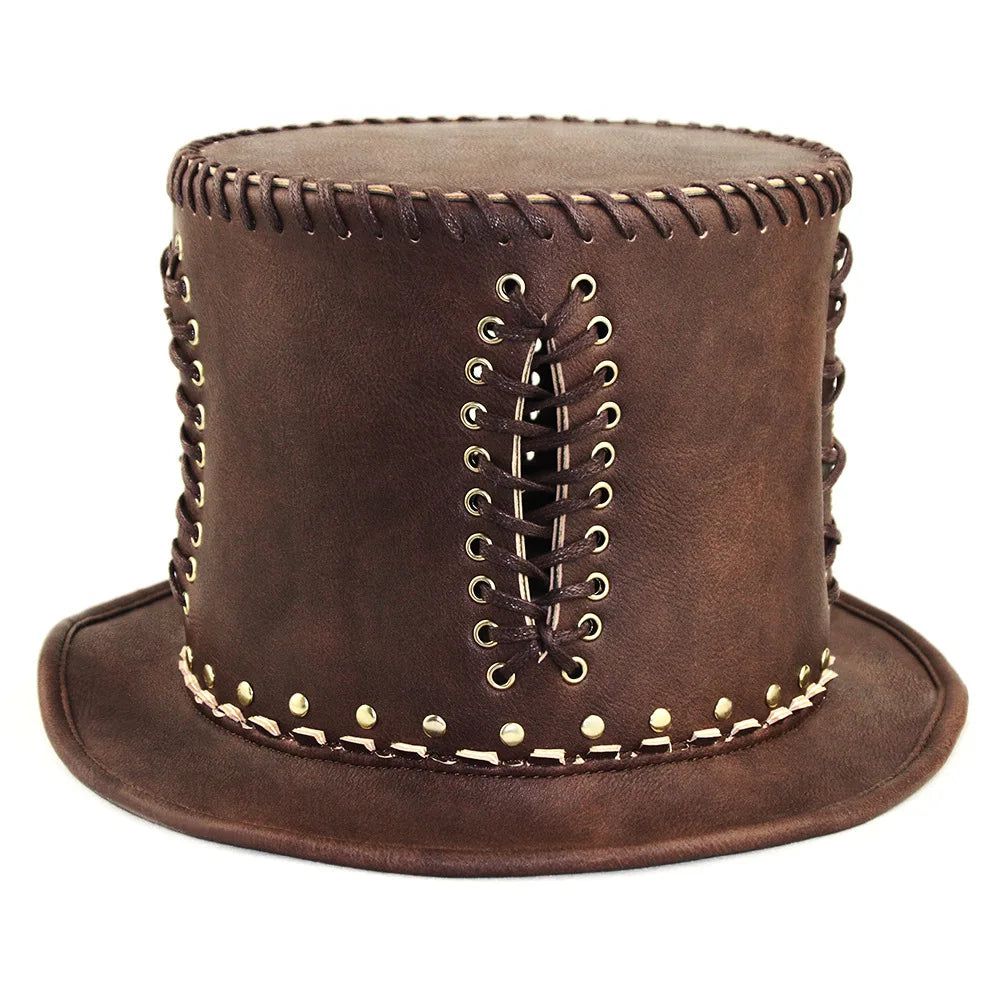 Victorian Steampunk Retro Gentleman Hat - Unisex Cosplay Accessory for Halloween and Dance Events