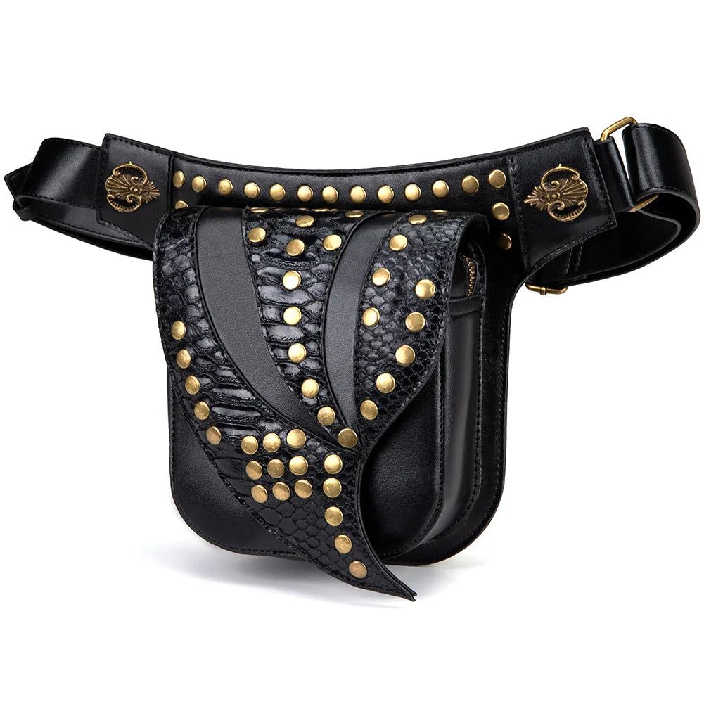 Victorian Steampunk Unisex Thigh Holster Bag - High-Quality Waist Leg Messenger Pack