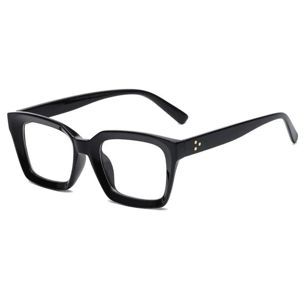 Anti-Blue Light Retro Style Rivets Square Glasses Fashion Frame Optical Eyeglasses-Lucid Fantasy