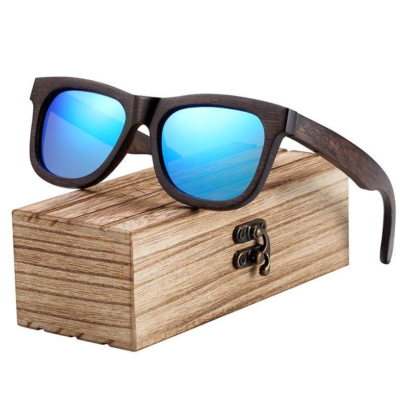 Barcur Eco-Friendly Wooden Polarized Sunglasses for Men - Stylish UV Protection - Lucid Fantasy 