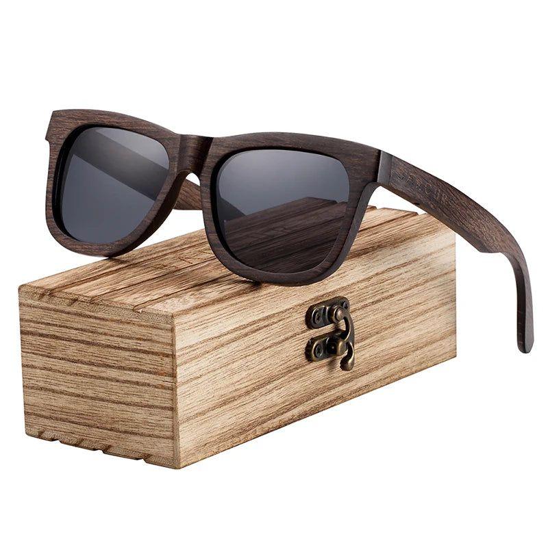 Barcur Eco-Friendly Wooden Polarized Sunglasses for Men - Stylish UV Protection - Lucid Fantasy 