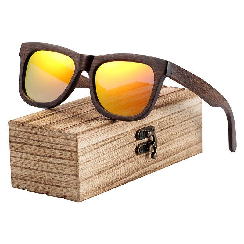 Barcur Eco-Friendly Wooden Polarized Sunglasses for Men - Stylish UV Protection - Lucid Fantasy 