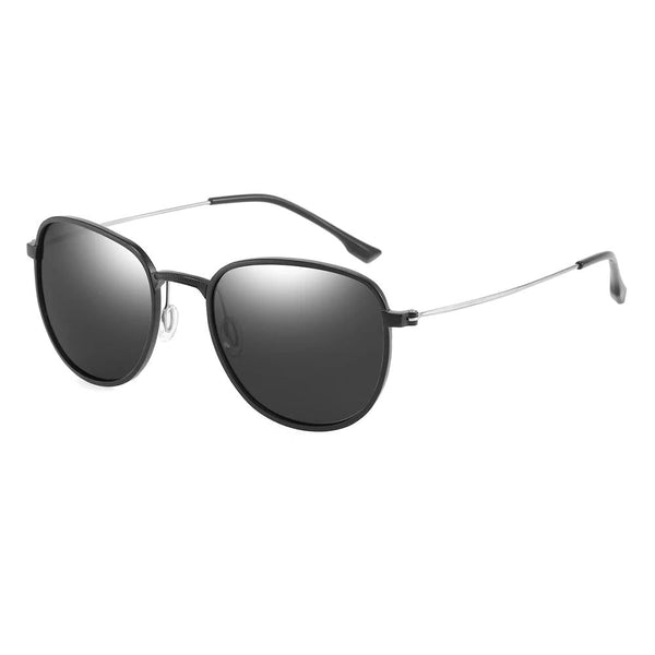 Barcur Men New Aluminum Hexagon Design Sunglasses Polarized Sun Glasses Fashion Shades-Lucid Fantasy