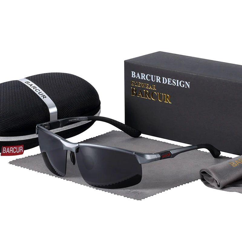 Barcur Men's Lightweight Polarized Sport Sunglasses with Aluminum Magnesium Frame - Lucid Fantasy 