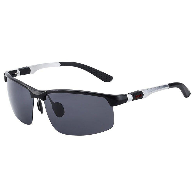 Barcur Men's Lightweight Polarized Sport Sunglasses with Aluminum Magnesium Frame - Lucid Fantasy 