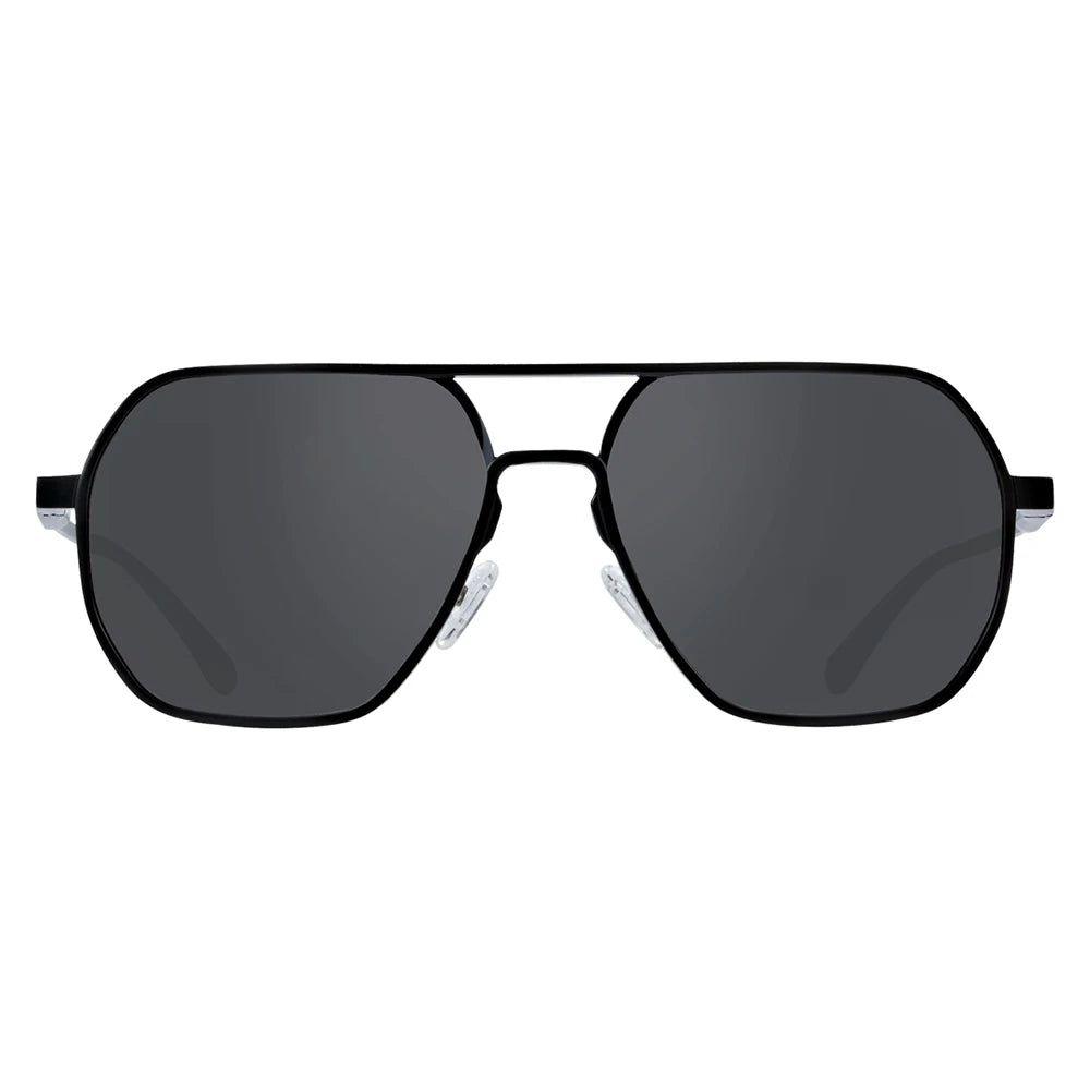 Barcur Men's Minimalist Aluminum Magnesium Square Lens Sunglasses - Stylish Business Shades with UV Protection - Lucid Fantasy 