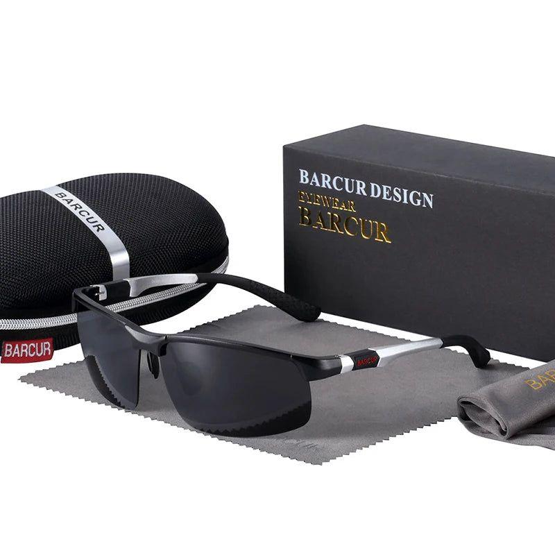 Barcur Men's Polarized Aluminum Sport Sunglasses - Premium Eyewear for Athletes - Lucid Fantasy 