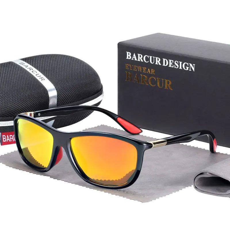 Barcur Men's Polarized Sports Sunglasses with Night Vision and UV Protection - Lucid Fantasy 