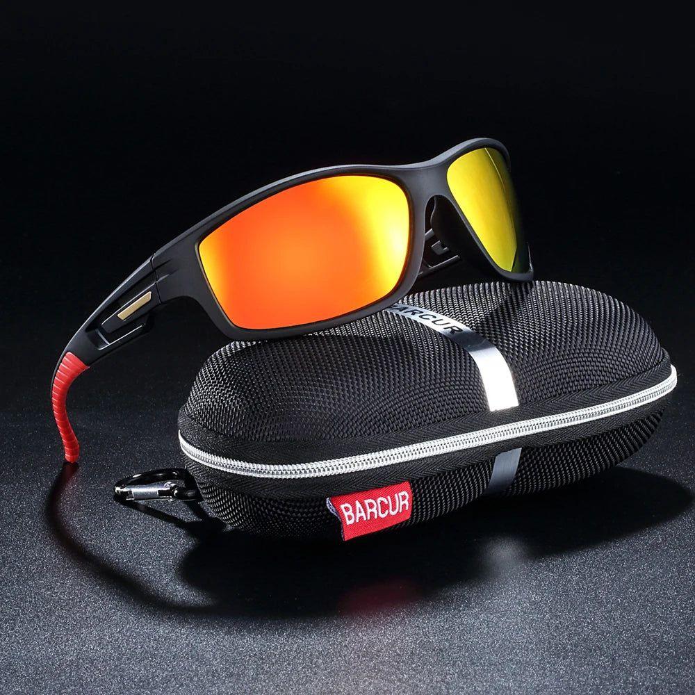 Barcur Men's Polarized Sports Sunglasses with Night Vision & UV400 Protection - Lucid Fantasy 