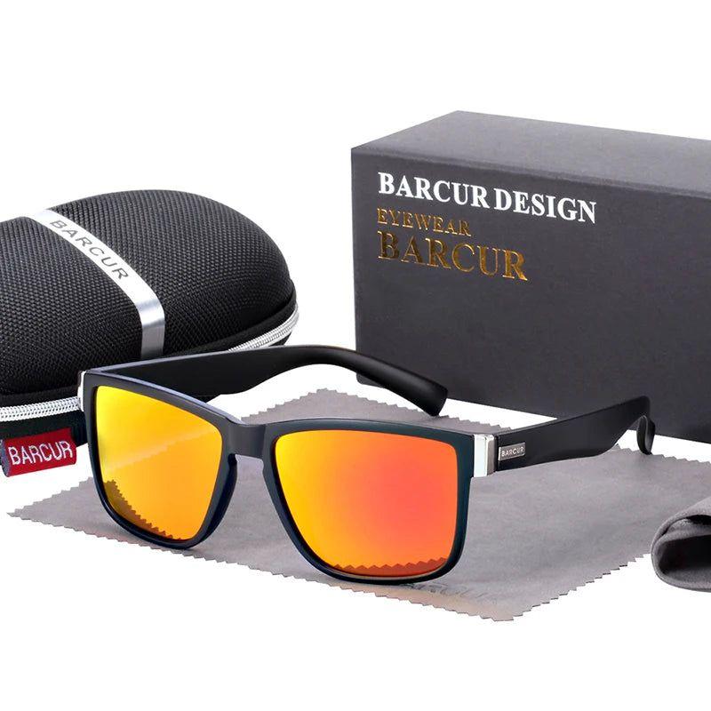 Barcur Men's Polarized Sports Sunglasses with UV400 Protection for Outdoor Adventures - Lucid Fantasy 