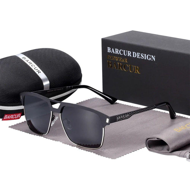 Barcur Men’s Polarized Square Lens Sports Sunglasses with UV400 Protection - Lucid Fantasy 