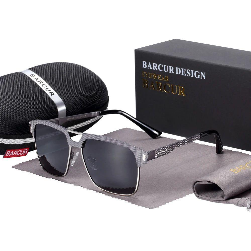 Barcur Men’s Polarized Square Lens Sports Sunglasses with UV400 Protection - Lucid Fantasy 