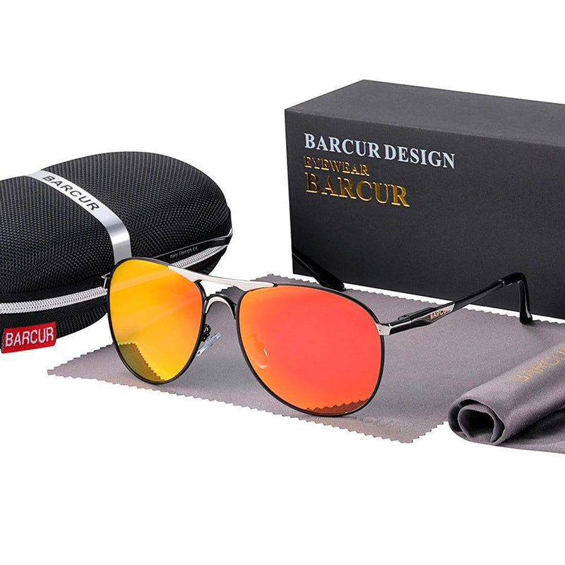 Barcur Men's Polarized Sunglasses with UV400 Protection - Fashionable High-Quality Shades - Lucid Fantasy 