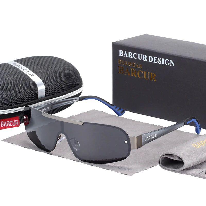 Barcur Men's Premium Polarized Aluminum Magnesium Sunglasses with UV400 Protection - Lucid Fantasy 