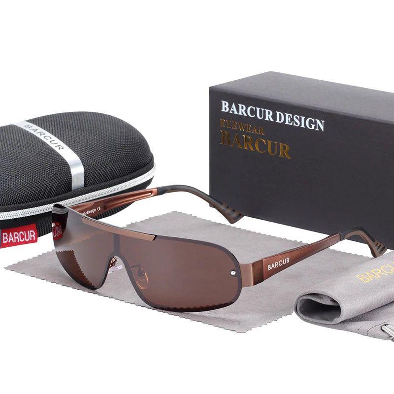 Barcur Men's Premium Polarized Aluminum Magnesium Sunglasses with UV400 Protection - Lucid Fantasy 