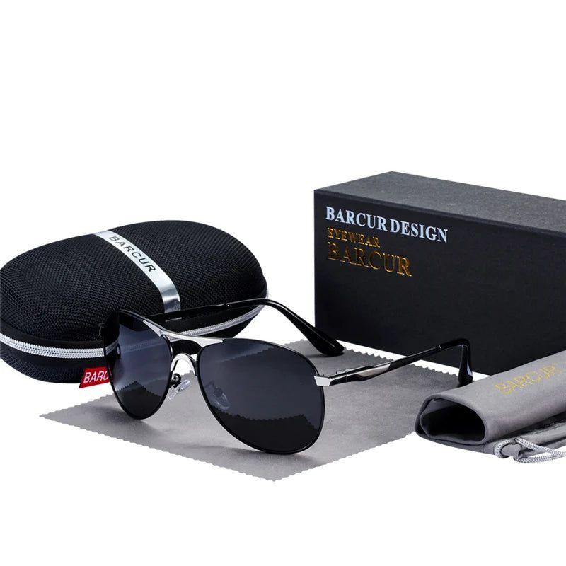 Barcur Men's Premium Polarized Sunglasses with UV400 Protection and Stylish Design - Lucid Fantasy 