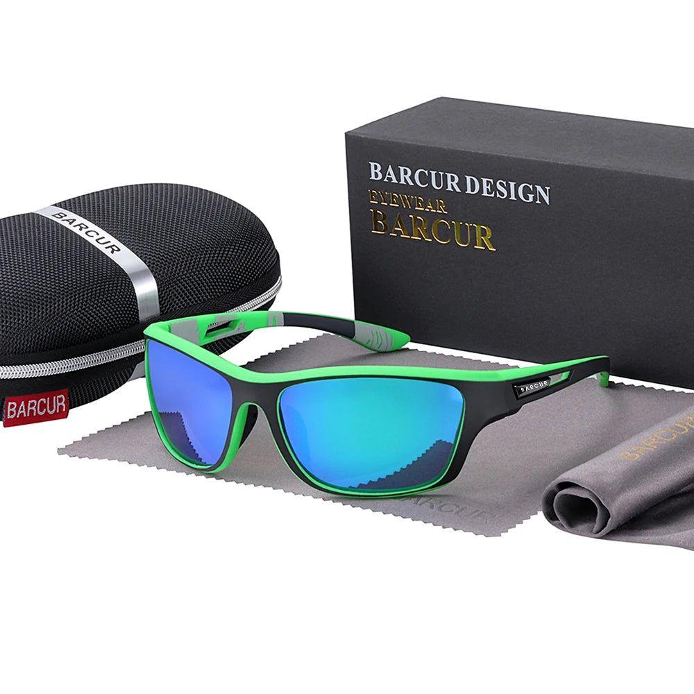 Barcur Men's Sporty Elegance Polarized Sunglasses with UV400 Protection - Lucid Fantasy 