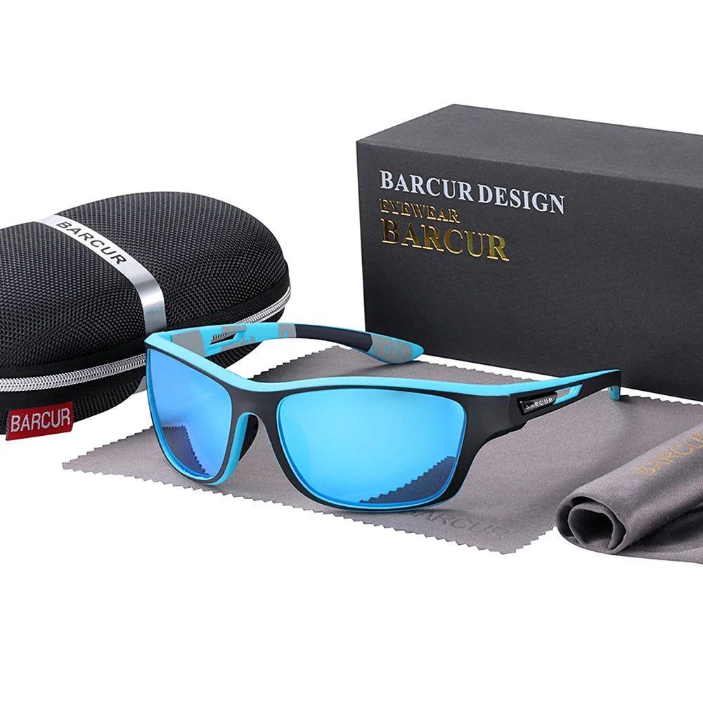 Barcur Men's Sporty Elegance Polarized Sunglasses with UV400 Protection - Lucid Fantasy 