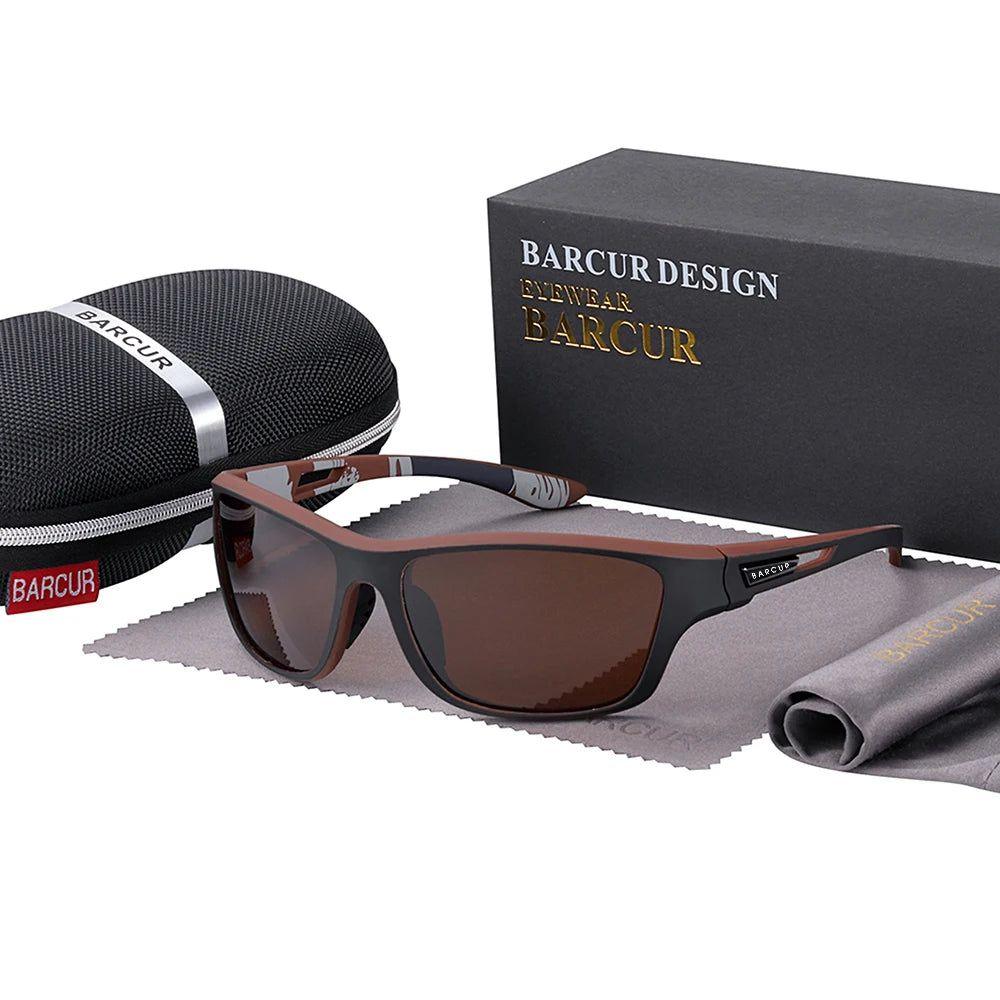 Barcur Men's Sporty Elegance Polarized Sunglasses with UV400 Protection - Lucid Fantasy 