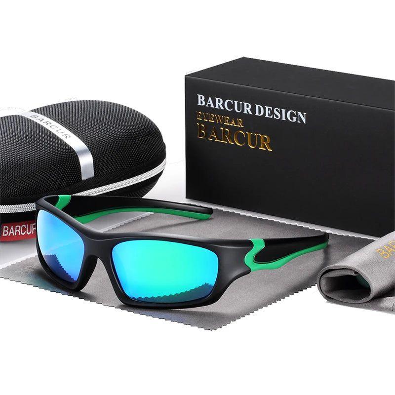 Barcur Men's Trendy Polarized Sport Sunglasses with UV400 Protection - Lucid Fantasy 