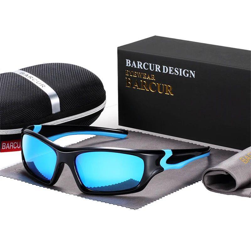 Barcur Men's Trendy Polarized Sport Sunglasses with UV400 Protection - Lucid Fantasy 