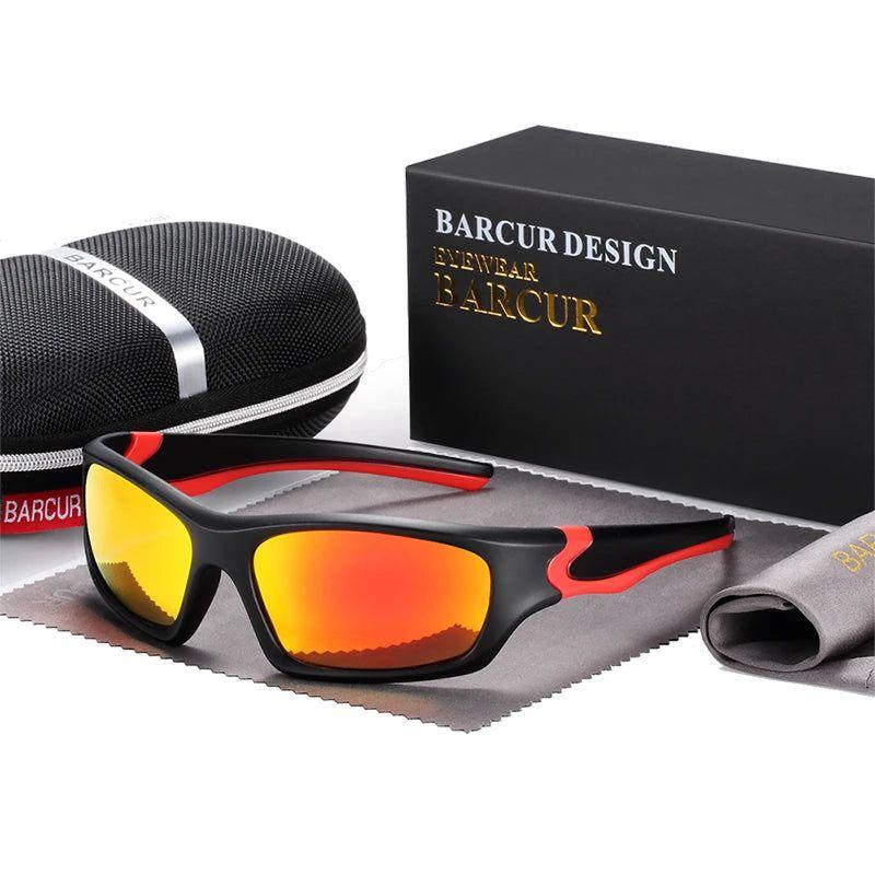 Barcur Men's Trendy Polarized Sport Sunglasses with UV400 Protection - Lucid Fantasy 