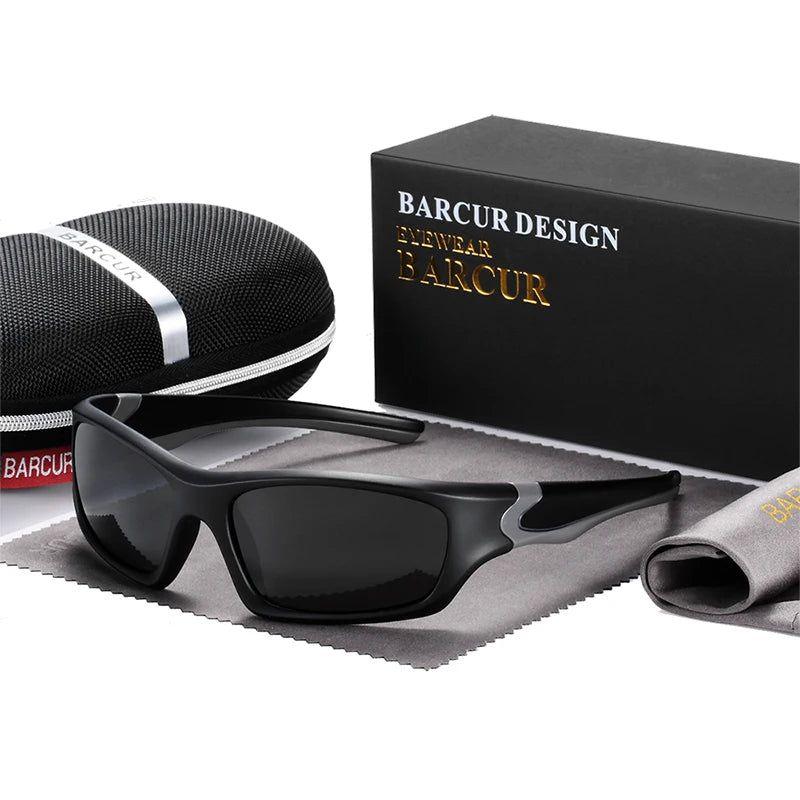 Barcur Men's Trendy Polarized Sport Sunglasses with UV400 Protection - Lucid Fantasy 