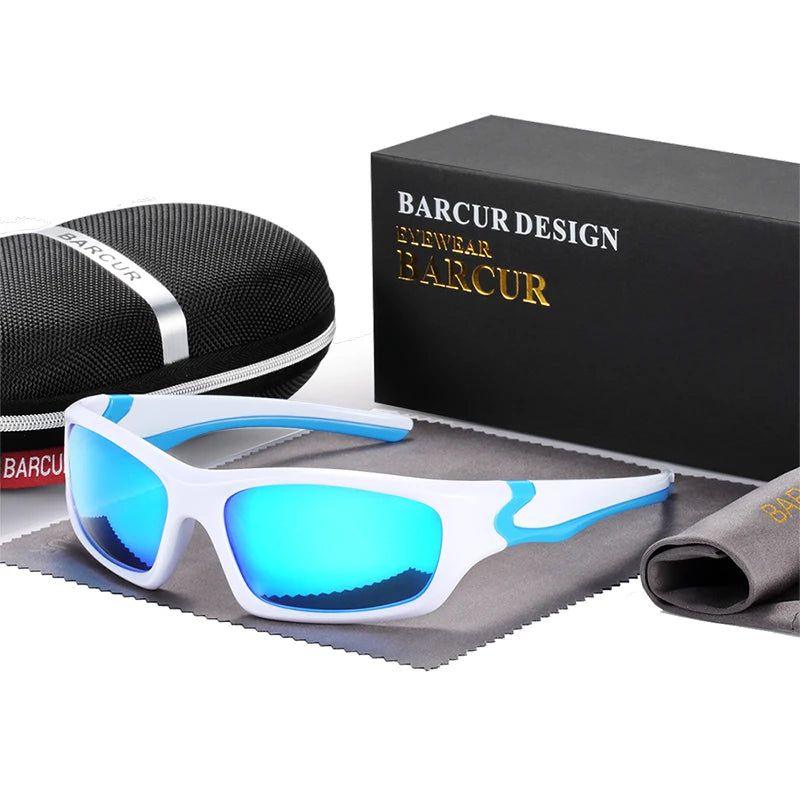 Barcur Men's Trendy Polarized Sport Sunglasses with UV400 Protection - Lucid Fantasy 