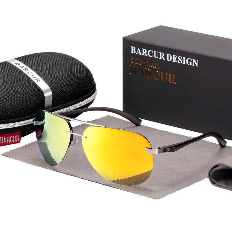 Barcur Men's Ultra Light Polarized Sunglasses with UV400 Protection - Lucid Fantasy 