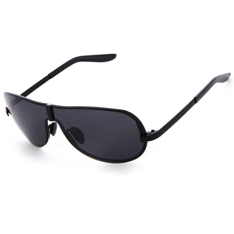 Barcur Polarized Sports Sunglasses for Men - Black UV400 Night Vision Eyewear - Lucid Fantasy 