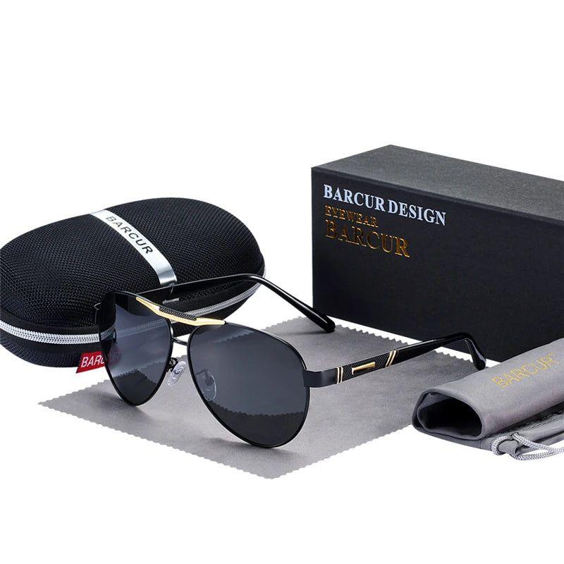 Barcur Polarized UV400 Men's Fashion Sunglasses with Superior Clarity and Glare Reduction - Lucid Fantasy 