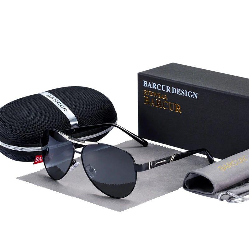 Barcur Polarized UV400 Men's Fashion Sunglasses with Superior Clarity and Glare Reduction - Lucid Fantasy 