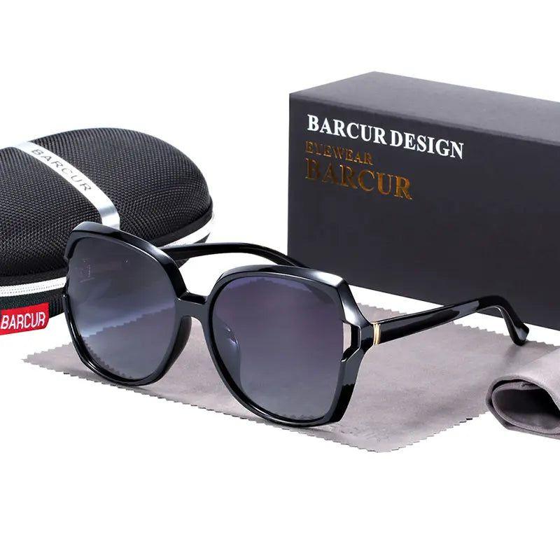 Barcur Women's Luxury Oversized Polarized UV400 Sunglasses - Lucid Fantasy 