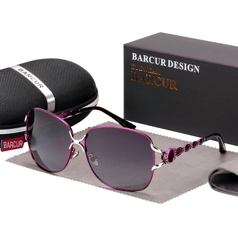 Barcur Women's Luxury Polarized Sunglasses - Original Design Classic Shades for Ultimate Style and Protection - Lucid Fantasy 