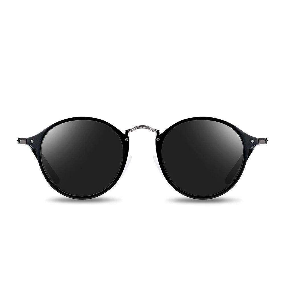 Barcur Women's Vintage Polarized Round Sunglasses with Aluminum Magnesium Frames - Lucid Fantasy 