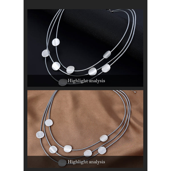 Bohemian Chic Style Multi Pendant Suspension Layer Necklace