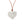 Bohemian Style Hollow Out Heart Pendant Scrolled Design Necklace