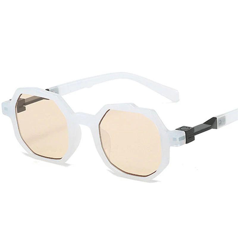 Candy Color Irregular Square Sunglasses with UV400 Protection - Original Fashion Frames - Lucid Fantasy 