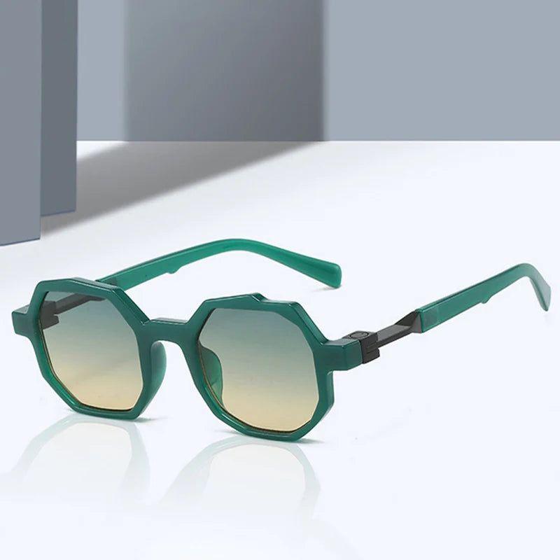 Candy Color Irregular Square Sunglasses with UV400 Protection - Original Fashion Frames - Lucid Fantasy 