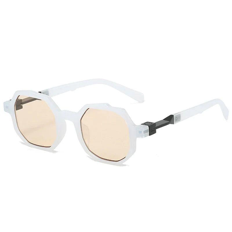 Candy Color Irregular Square Sunglasses with UV400 Protection - Original Fashion Frames - Lucid Fantasy 