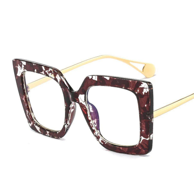 Chic Butterfly Lens Square Clear Glasses with UV Protection - Lucid Fantasy 